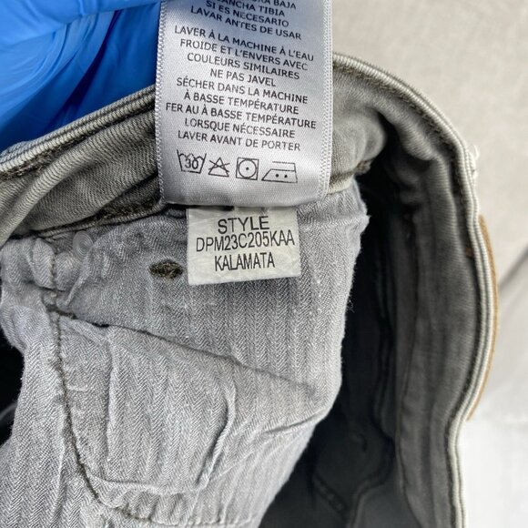 Dear John Button Fly Stella Super High Rise Crop Jeans Stretch‎ Faded - Picture 10 of 14